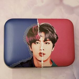 BTS x MTPR Jin Face Illustration Contact Tin